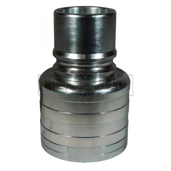 DQC H Industrial Interchange High Volume Female Plug, 1-1/2-11 Nominal, Female BSPP, Steel